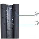 Kit 2 Veda Portas Rolinhos Impermeáveis Ajustáveis 80cm