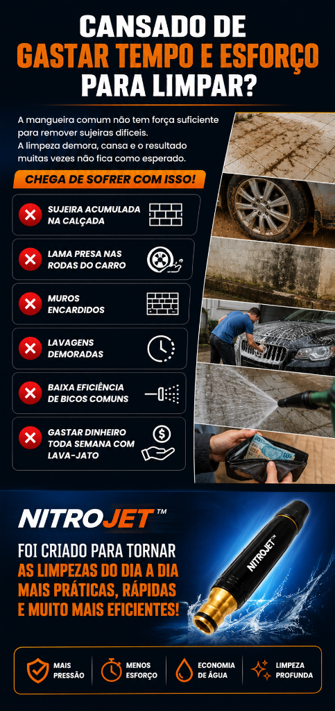 NitroJet — Problema limpeza