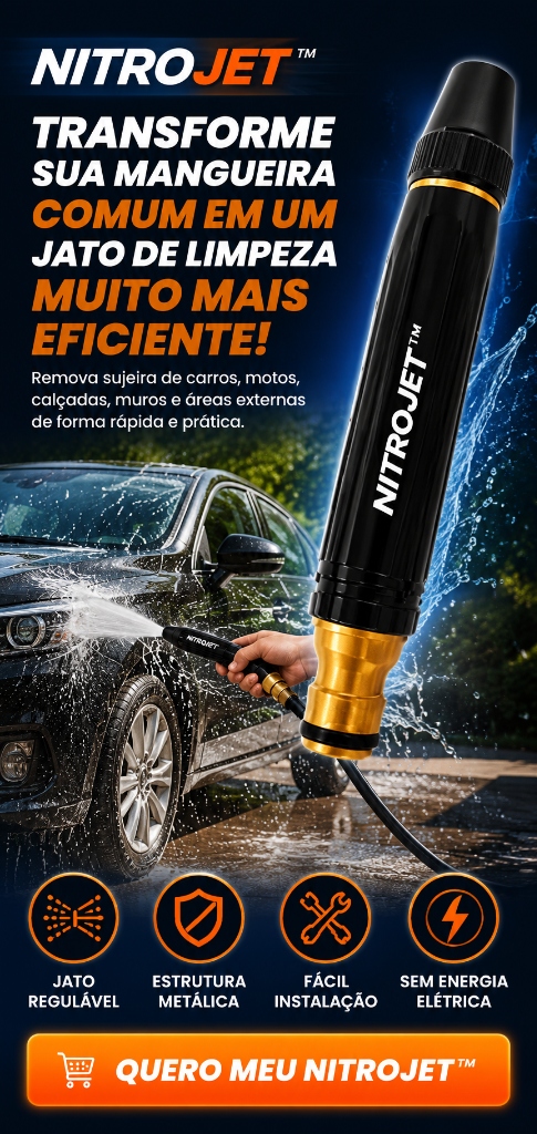 NitroJet — Transforme sua mangueira